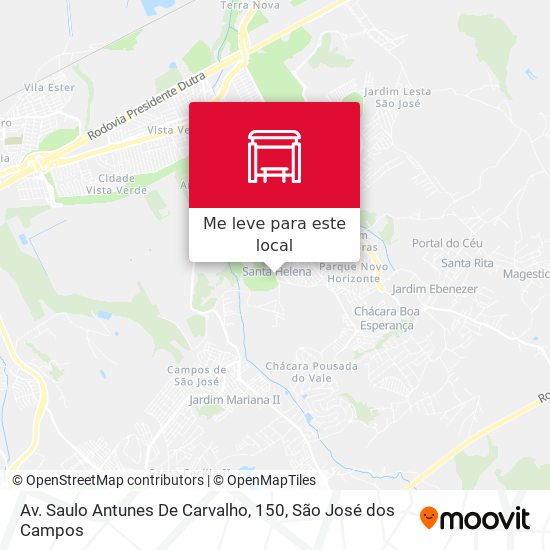 Av. Saulo Antunes De Carvalho, 150 mapa
