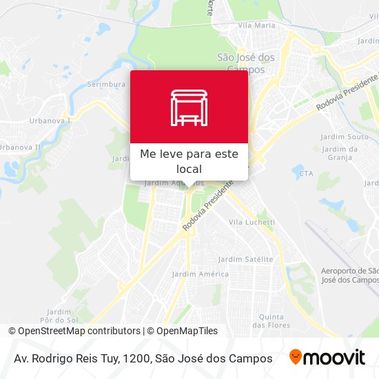 Av. Rodrigo Reis Tuy, 1200 mapa