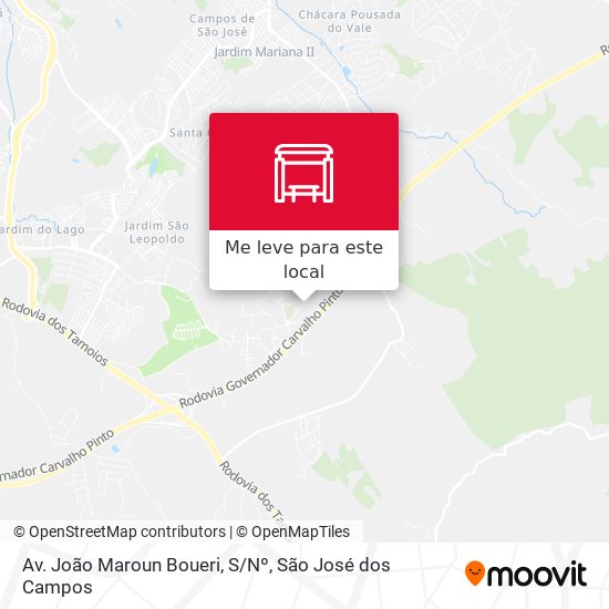 Av. João Maroun Boueri, S/Nº mapa