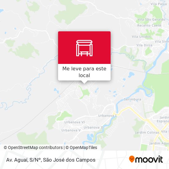 Av. Aguaí, S/Nº mapa