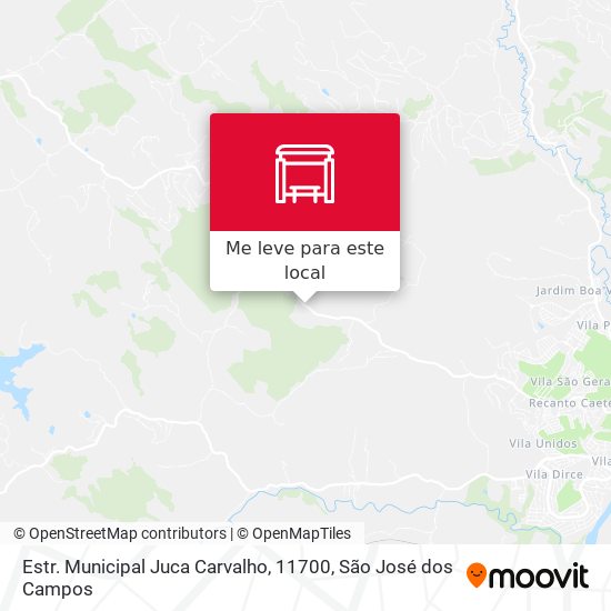 Estr. Municipal Juca Carvalho, 11700 mapa