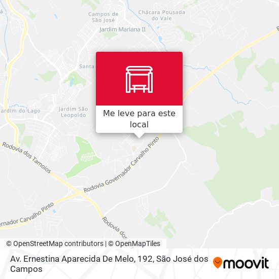 Av. Ernestina Aparecida De Melo, 192 mapa