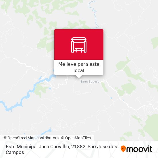 Estr. Municipal Juca Carvalho, 21882 mapa