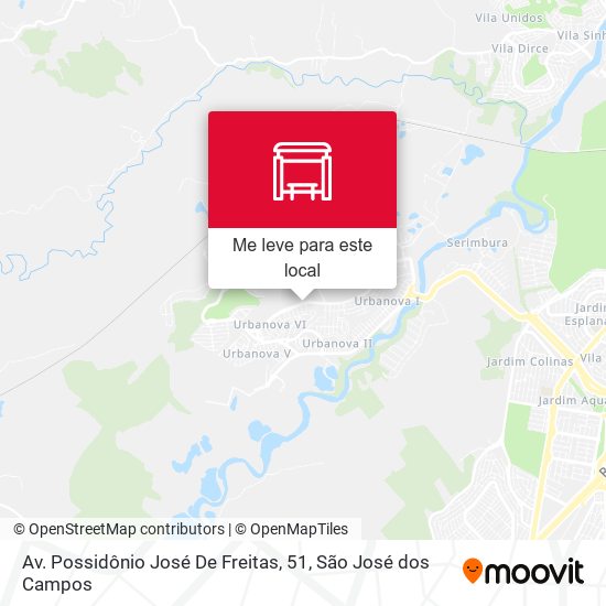 Av. Possidônio José De Freitas, 51 mapa