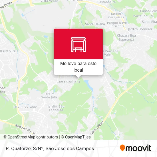 R. Quatorze, S/Nº mapa