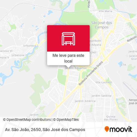 Av. São João, 2650 mapa