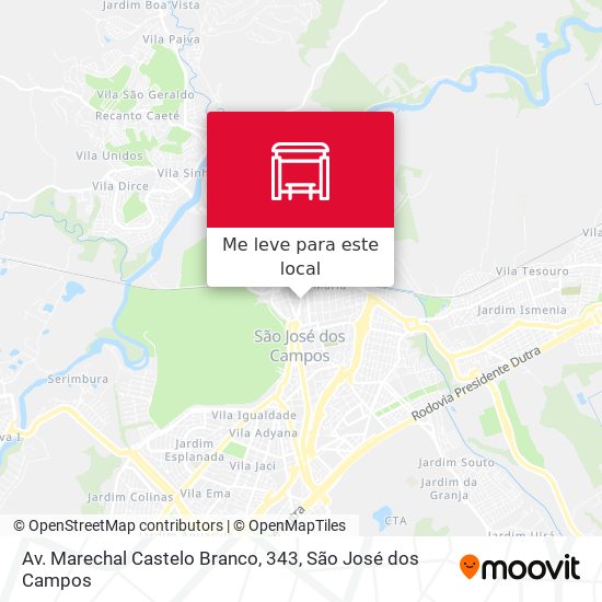Av. Marechal Castelo Branco, 343 mapa