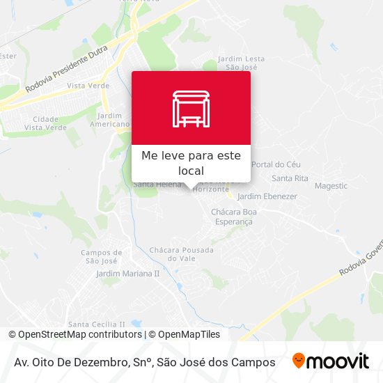 Av. Oito De Dezembro, Snº mapa