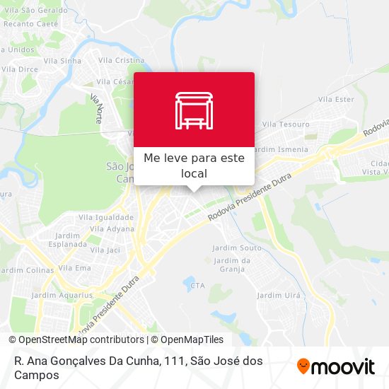R. Ana Gonçalves Da Cunha, 111 mapa