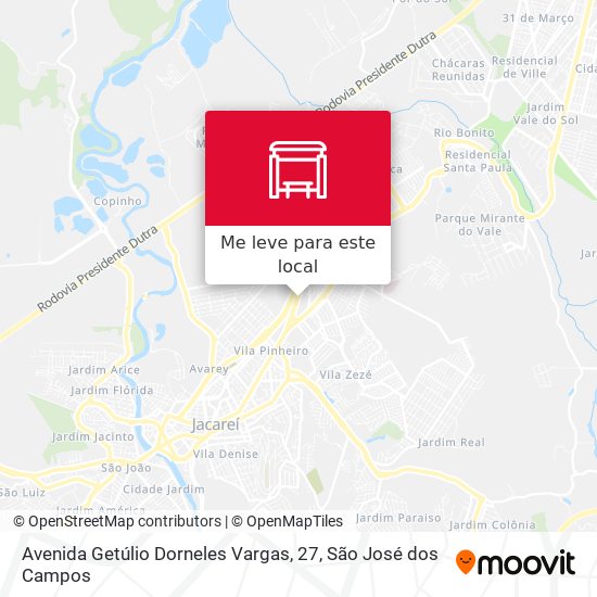 Avenida Getúlio Dorneles Vargas, 27 mapa