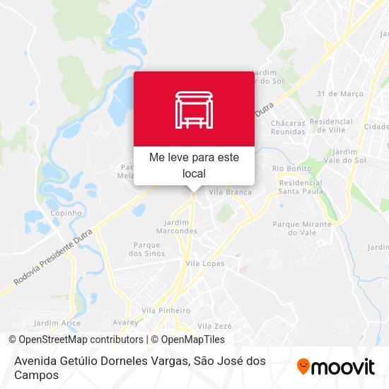 Avenida Getúlio Dorneles Vargas mapa