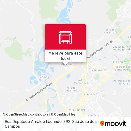 Rua Deputado Arnaldo Laurindo, 392 mapa