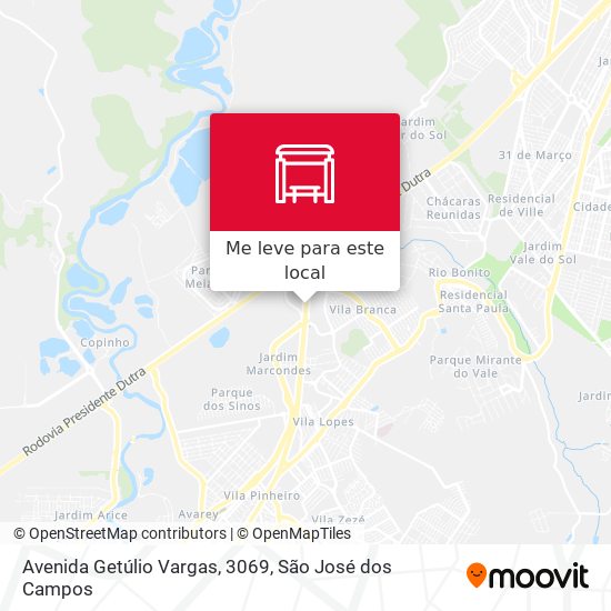 Avenida Getúlio Vargas, 3069 mapa