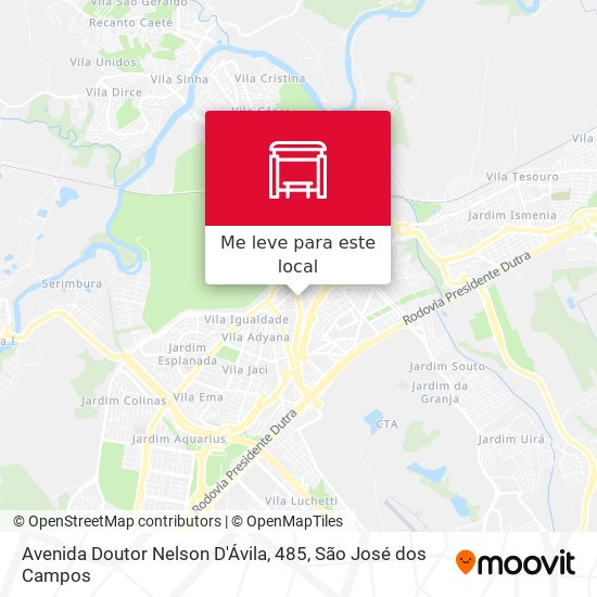 Avenida Doutor Nelson D'Ávila, 485 mapa