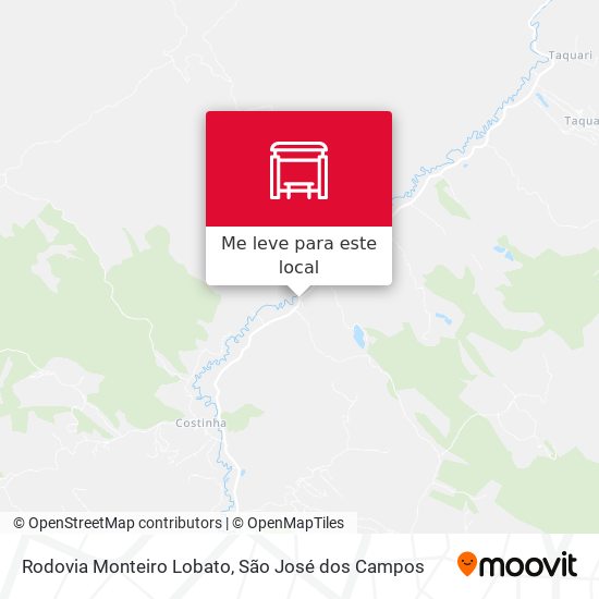 Rodovia Monteiro Lobato mapa