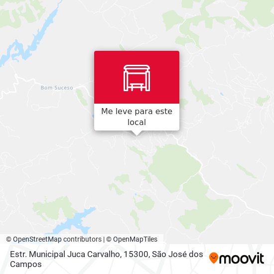 Estr. Municipal Juca Carvalho, 15300 mapa