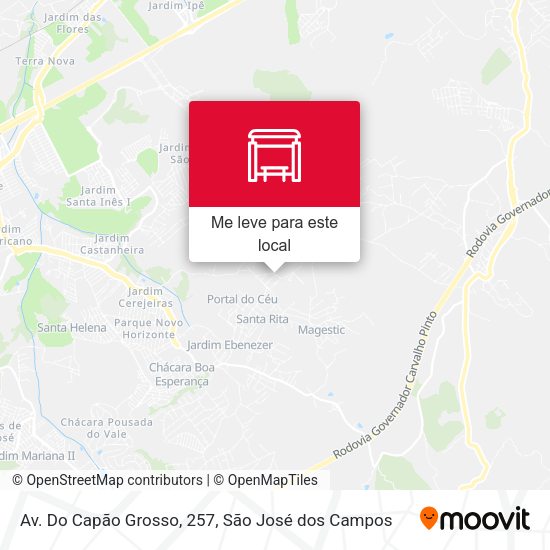 Av. Do Capão Grosso, 257 mapa