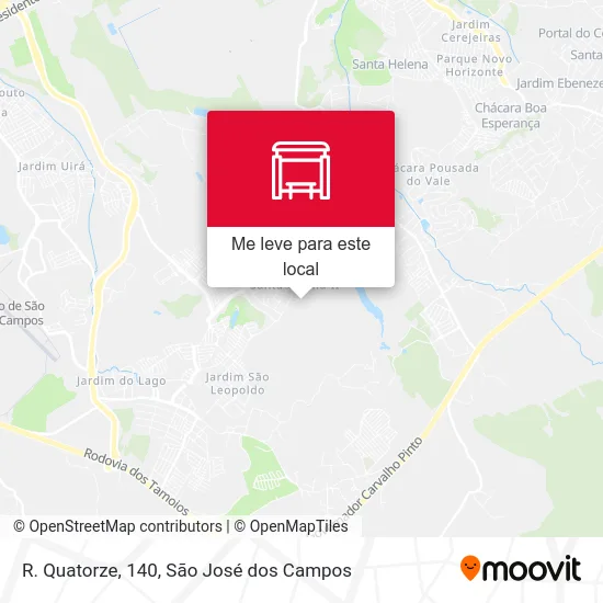 R. Quatorze, 140 mapa