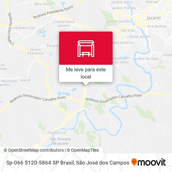 Sp-066 5120-5864 SP Brasil mapa