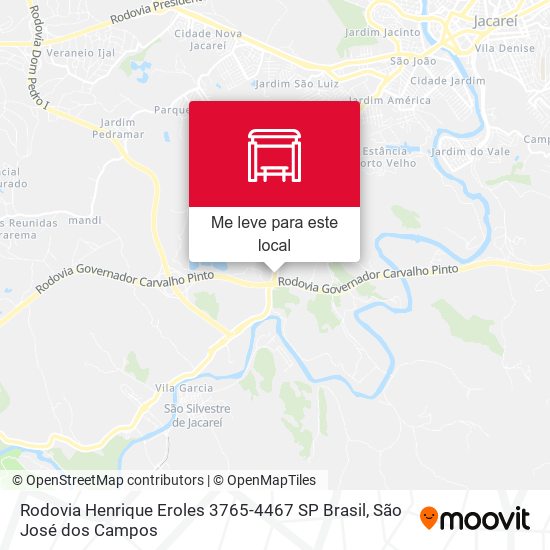 Rodovia Henrique Eroles 3765-4467 SP Brasil mapa