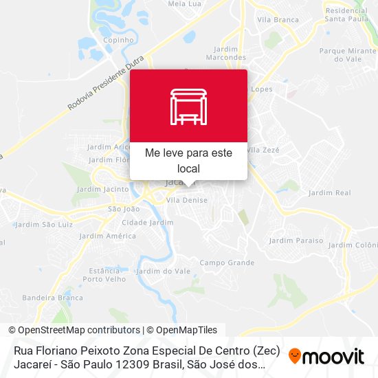 Rua Floriano Peixoto Zona Especial De Centro (Zec) Jacareí - São Paulo 12309 Brasil mapa
