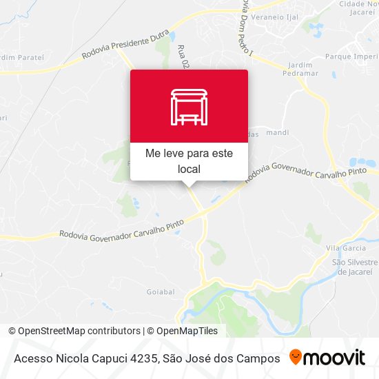 Acesso Nicola Capuci 4235 mapa