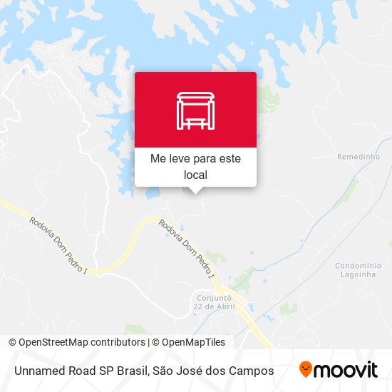 Unnamed Road SP Brasil mapa