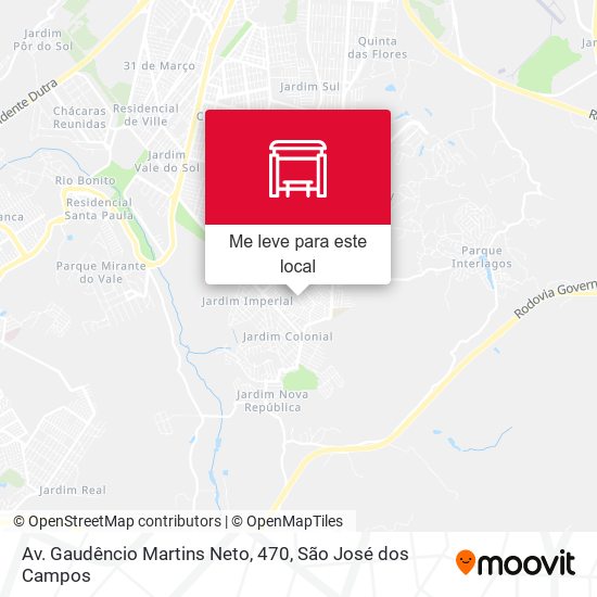 Av. Gaudêncio Martins Neto, 470 mapa