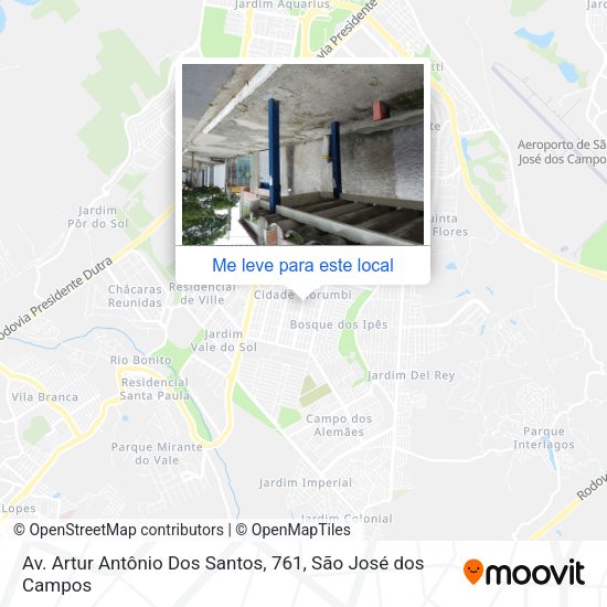 Av. Artur Antônio Dos Santos, 761 mapa