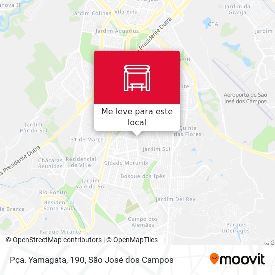 Pça. Yamagata, 190 mapa