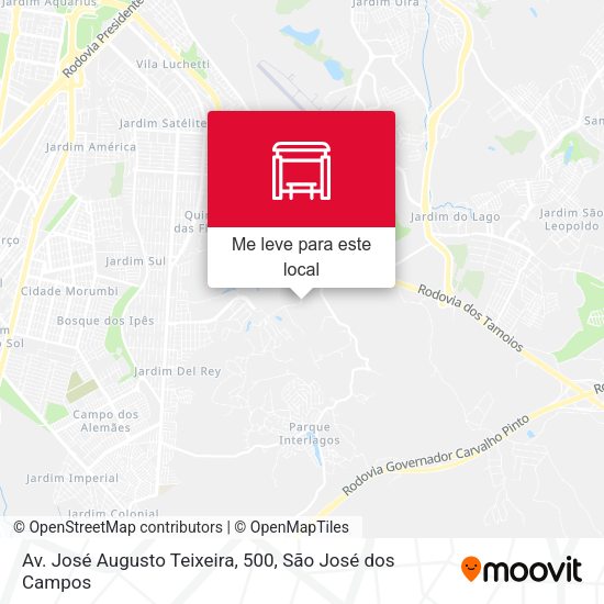 Av. José Augusto Teixeira, 500 mapa