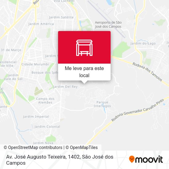 Av. José Augusto Teixeira, 1402 mapa