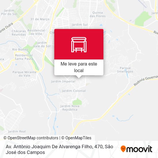 Av. Antônio Joaquim De Alvarenga Filho, 470 mapa