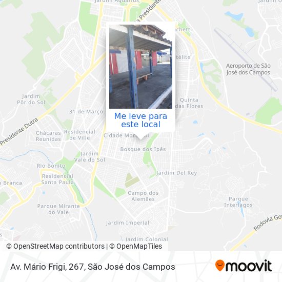 Av. Mário Frigi, 267 mapa
