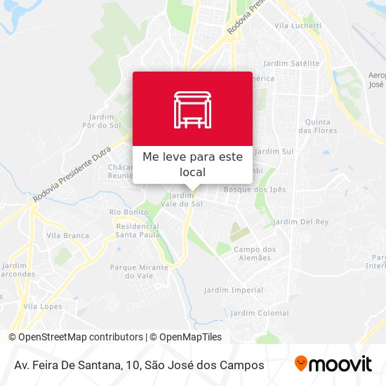 Av. Feira De Santana, 10 mapa
