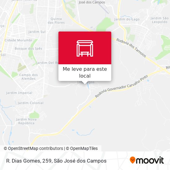R. Dias Gomes, 259 mapa