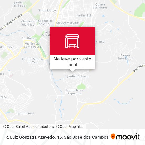 R. Luiz Gonzaga Azevedo, 46 mapa