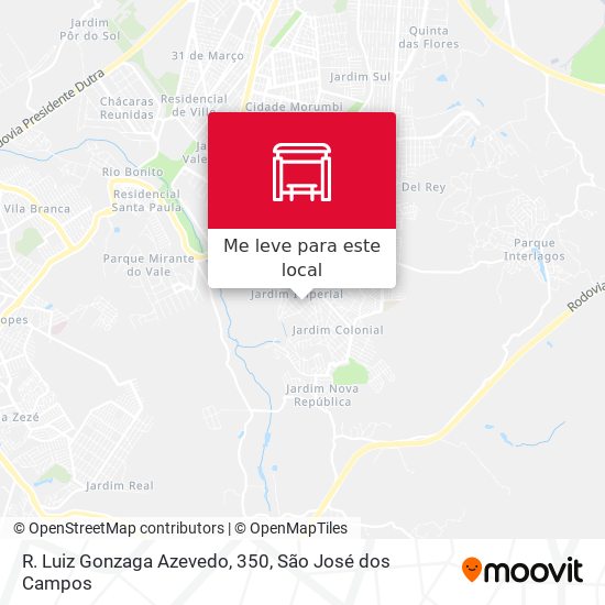 R. Luiz Gonzaga Azevedo, 350 mapa