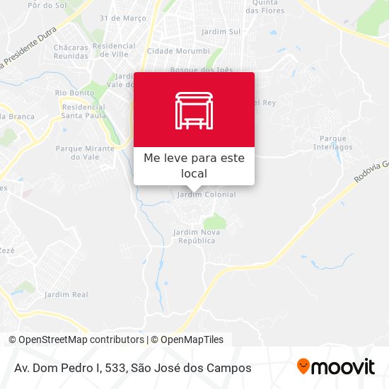 Av. Dom Pedro I, 533 mapa