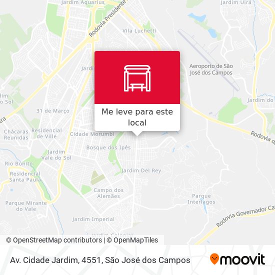 Av. Cidade Jardim, 4551 mapa