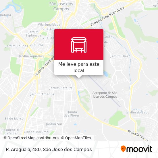 R. Araguaia, 480 mapa