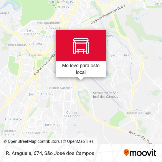 R. Araguaia, 674 mapa