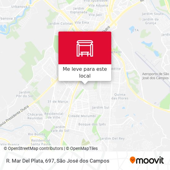 R. Mar Del Plata, 697 mapa