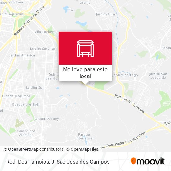 Rod. Dos Tamoios, 0 mapa