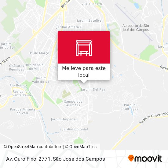 Av. Ouro Fino, 2771 mapa