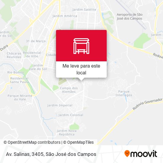 Av. Salinas, 3405 mapa