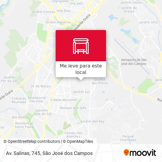 Av. Salinas, 745 mapa