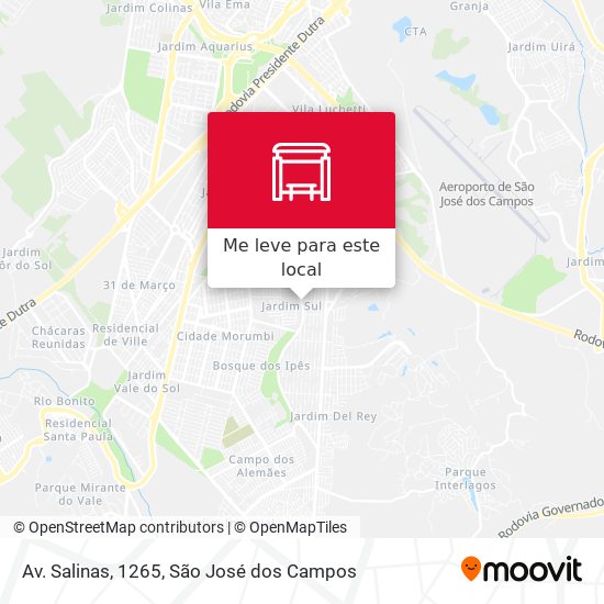 Av. Salinas, 1265 mapa