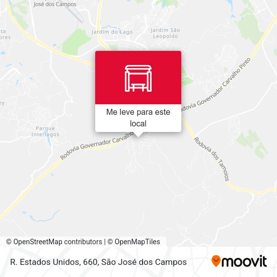 R. Estados Unidos, 660 mapa