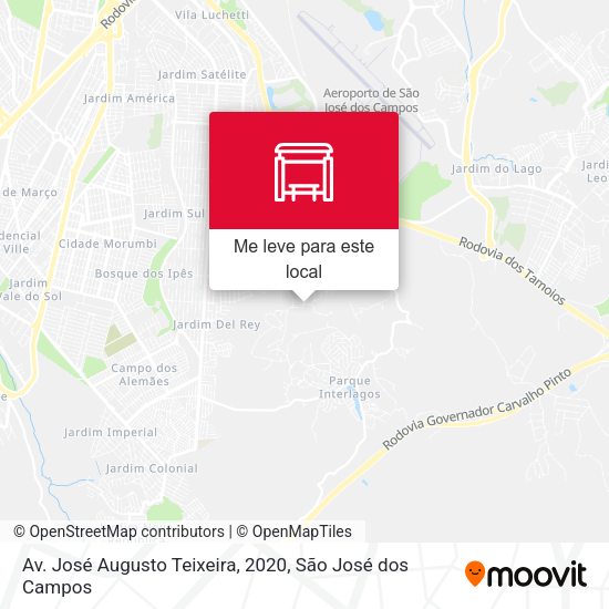 Av. José Augusto Teixeira, 2020 mapa